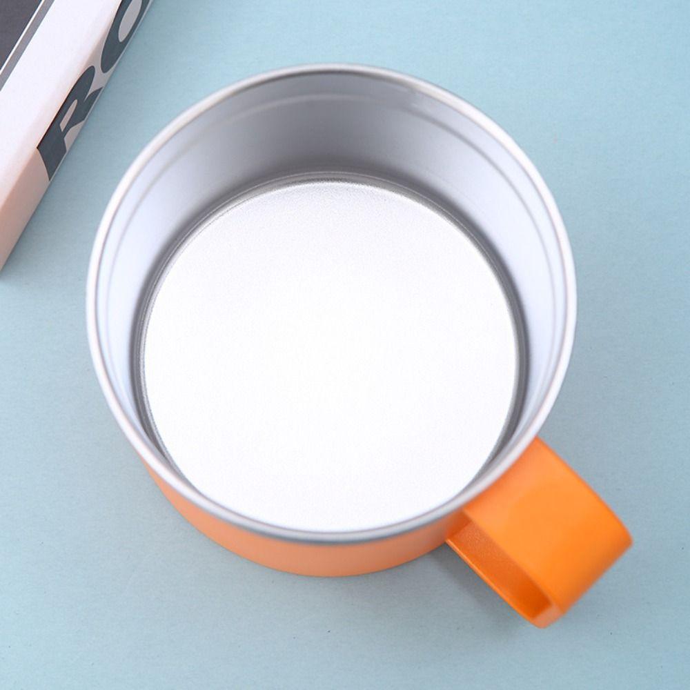 Кружка с двойными стенками и ручкой, термокружка из нержавеющей стали, прочная изолированная бутылка для воды, для молока