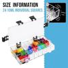 Airtight Leakproof Paint Palette Tray 12/24/36 Wells Watercolor Palette Box  Travel Palette