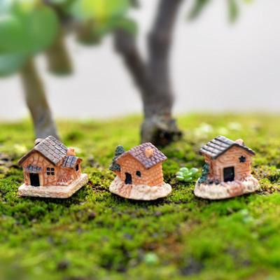 Украшения для дома из смолы из мха и микроландшафта для декора