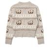 Bbc Earth Panda Jacquard Sweater  Beige    Worn By Seohyun