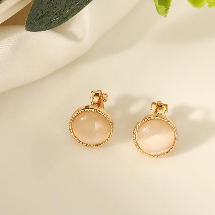 Зажим для ушей без пирсинга, эмалированные серьги, простые модные накладные серьги для женщин