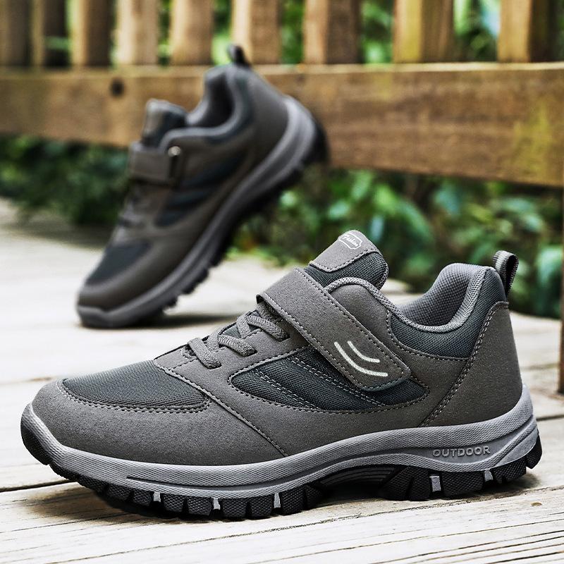 Shoes Men's New Autumn Middle-aged and Elderly Sports Shoes Men's Shoes Velcro Couple Walking Shoes Men's Shoes Casual Shoes