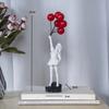 Banksy Balloon Girl Figure Aesthetic Statues Resin Art Designer Crafts Sculptur Luxury Living Room DecorationDesk Accessories