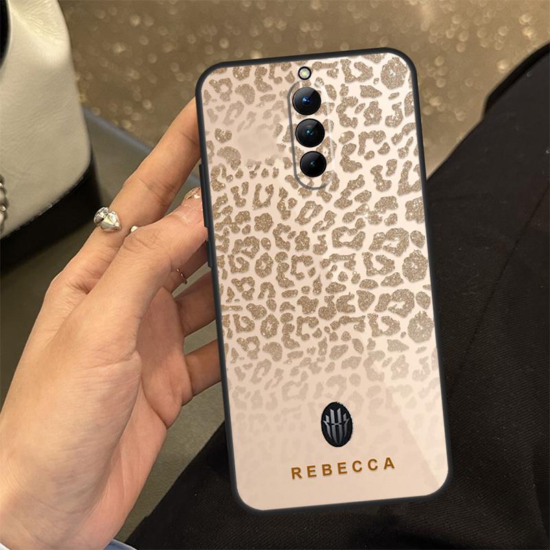 Персонализированный чехол для телефона с инициалами, скин тигра, леопарда для Nubia Red Magic 8 Pro Redmagic 5G 5S 6R 6S 7S 8S Pro Plus 6 7 Pro