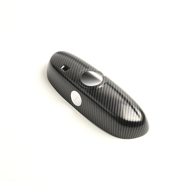 The Black For MINI Cooper F54 F56 F55 F57 F60 Car Rear View Mirror Cover Housing Hatchback PC plastic Fashion Auto Styling