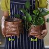 Плетеная из бамбука крышка-кашпо и ваза – Декоративная корзина ручной работы для хранения цветов и зеленого укропа