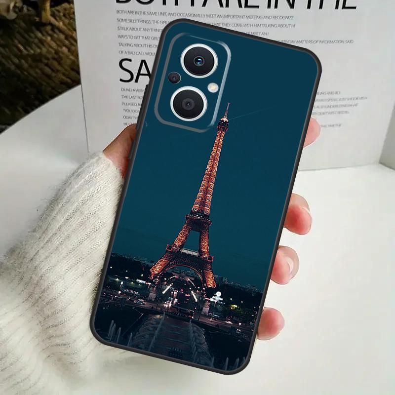 Чехол Paris Eiffel Tower France для OPPO Reno 8T 4Z 5Z 8 10 11 Pro 4 5 6 7 Lite OPPO Find X6 Pro X3 X2 X5 Lite