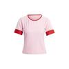 Футболка Originals SS23 Adicolor 70s Retro Series с вышитым логотипом, круглым вырезом, коротким рукавом, женские топы, розовая IK7845
