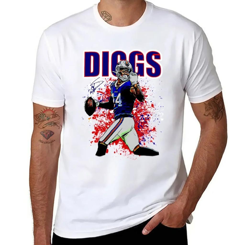 Stefon Diggs T-Shirt sweat kawaii clothes graphics tshirts for men