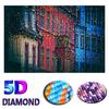 5D Diamond Painting Street Scenery Kit Mosaic Full Drill Embroidery Stars Cross Stitch