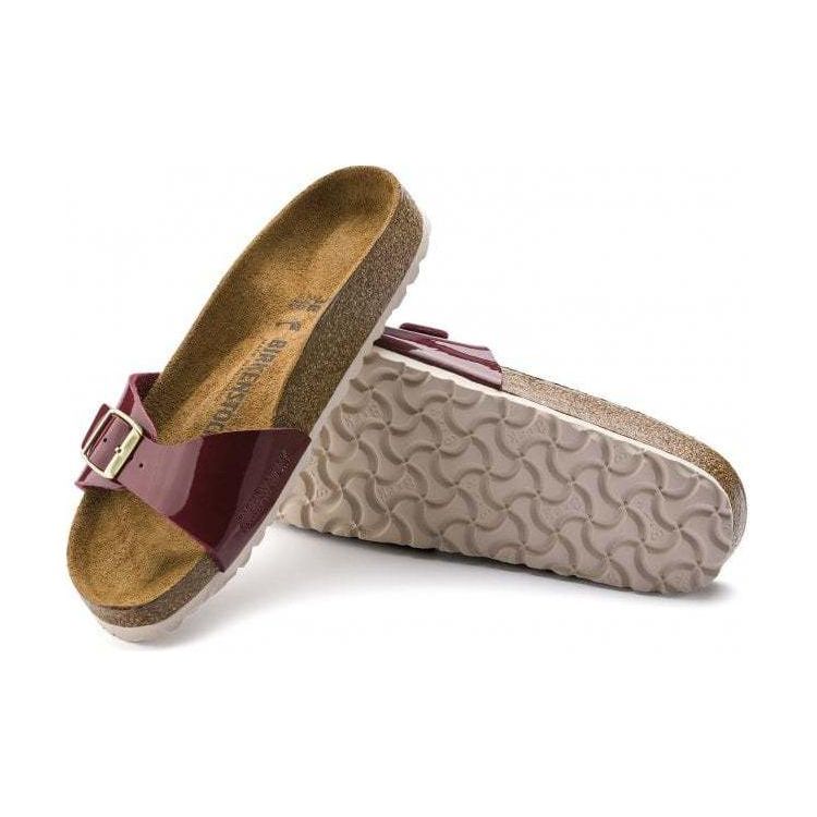 Birkenstock Женские удобные шлепанцы с круглым носком Красный-коричневый 1013082