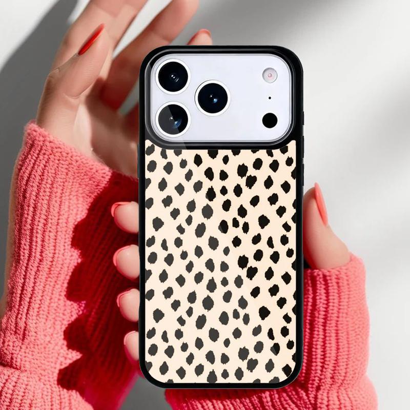 Чехол с леопардовым принтом для iPhone 17 16 15 14 13 Pro Max Задняя крышка для 12 11 Pro Coque