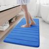 Olanly Soft Memory Foam Bathroom Bath Mat Absorbent Non-Slip Bath Mat Washable Comfortable Bath Mat Easy to Dry For Bathroom Rug