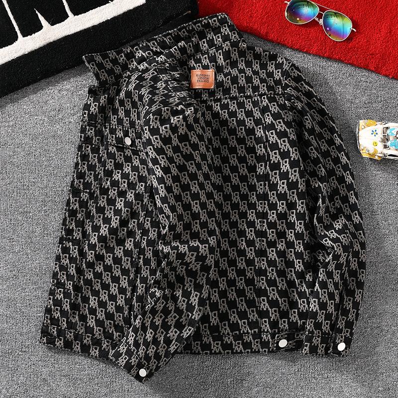 Весенне-осенняя джинсовая куртка мужская, новая корейская версия, модная повседневная куртка