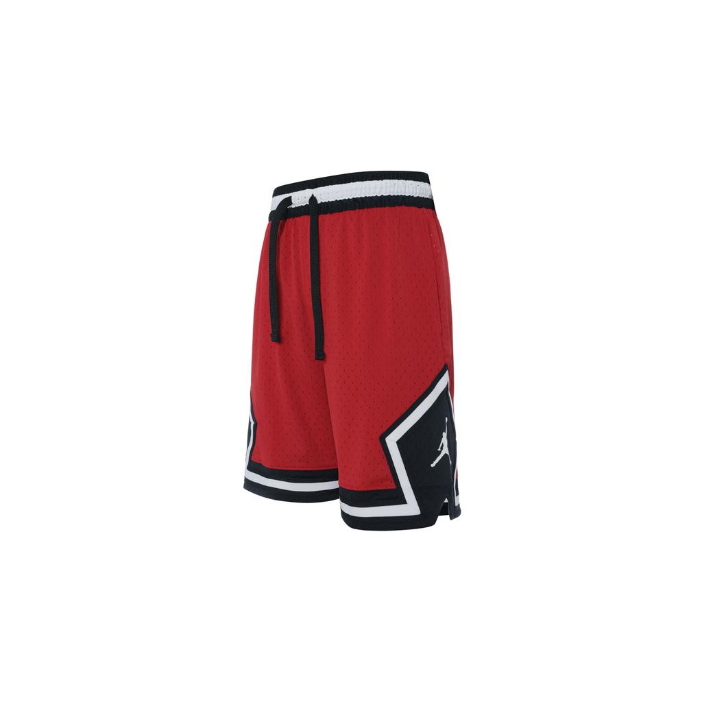 Jordan Logo Solid Color Shorts With Drawstring Men Bottoms Red DX1487-687
