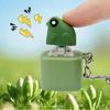 Portable Frogs/Elephant Keychain Press Toy with Sound Light Effects For Kids Stress Relief Gift Backpack Decoration