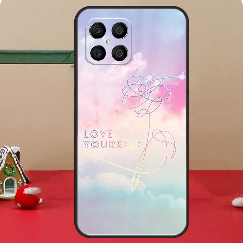 Чехол Love Yourself Flower Kpop для Honor Magic 7 Lite 5 6 8 Pro Honor 400 200 50 70 90 X8c X8a X8b X9a X9b X9c