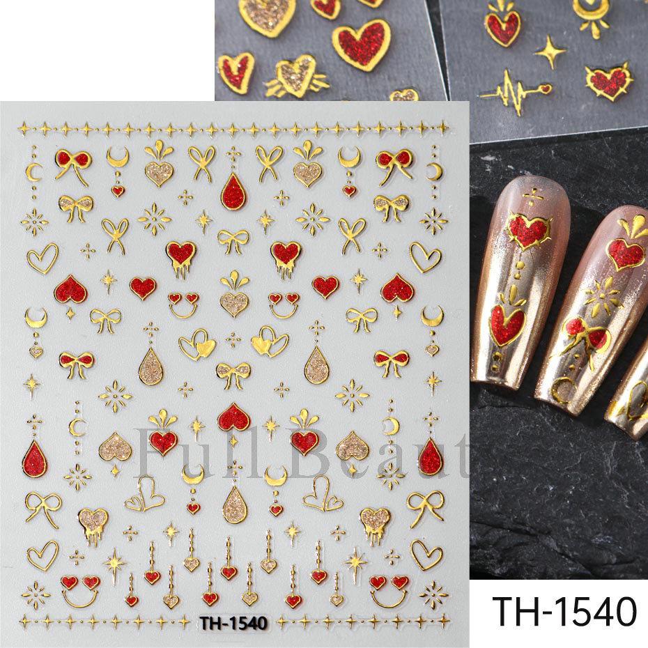 Nail Art Sticker, European And American Style Snake Year Cartoon Snake Pattern Small Spirit Snake Thin Tough Adhesive Nail Sticker