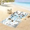 Manchester City F16.C Print Beach Towel, Large Soft Quick Dry Towel for Beach Camping Swimming
