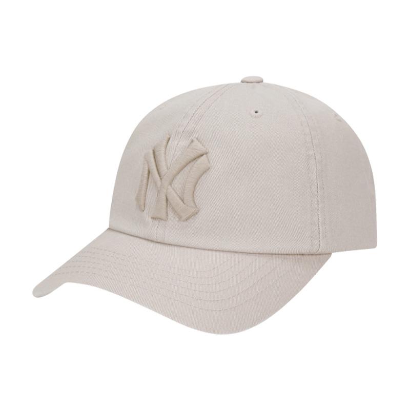 MLB Simple embroidery peaked cap, same style for men and women, couple style White/50B F without packaging