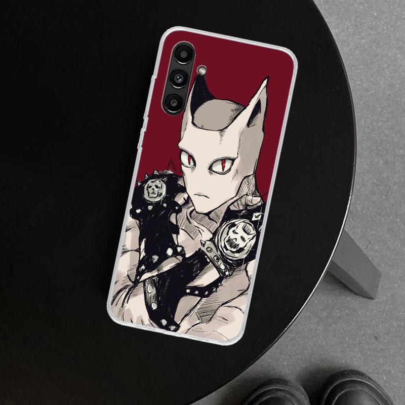Чехол для телефона JoJo Кира Йошикаге Killer Queen для Samsung Galaxy A17 A16 A26 A36 A56 A57 A37 A15 A25 A35 A55 A14 A24 A34 A54