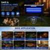Solar Mosquito Killer Lamp Rechargeable Fly Insect Trap Powerful Waterproof Solar Bug Zapper for Patio Garden Backyard Camping
