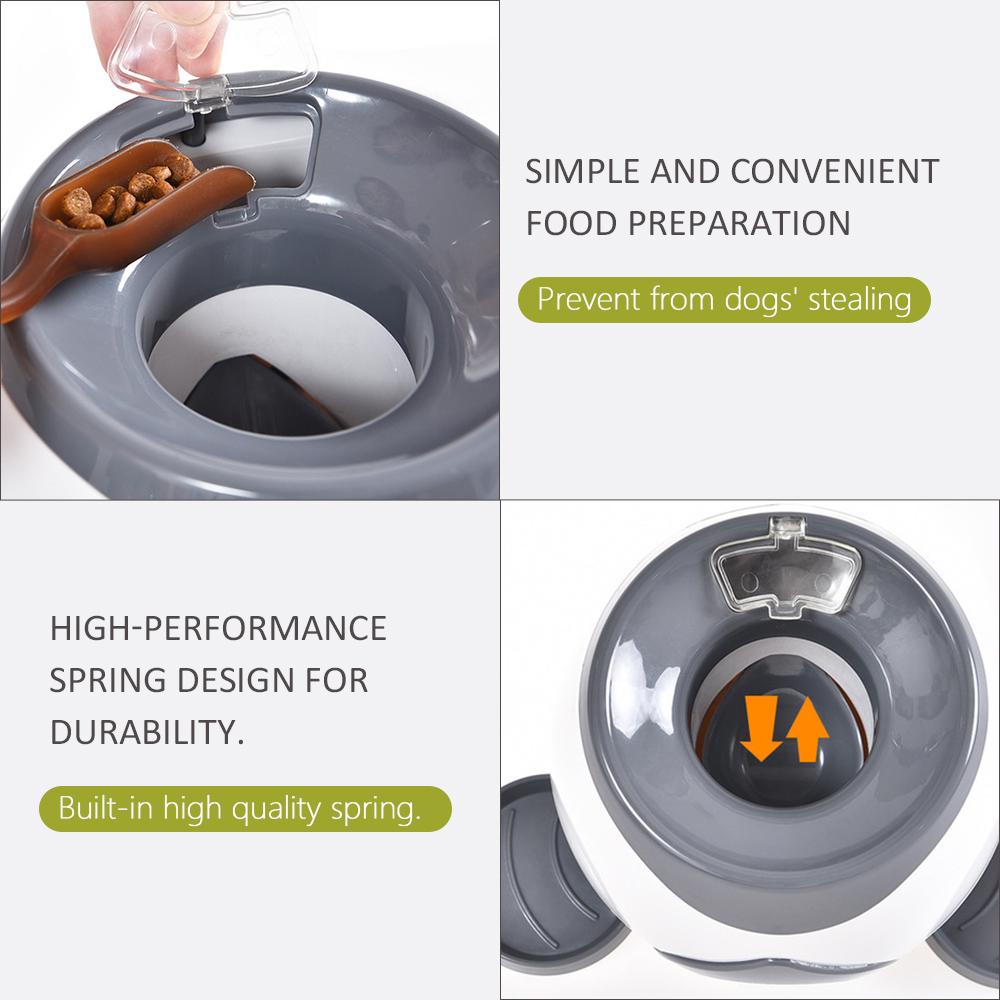 Interactive Reward Toy Dogs Tennis Ball Automatic Thrower Food Treat Dispenser Creativity Play Game