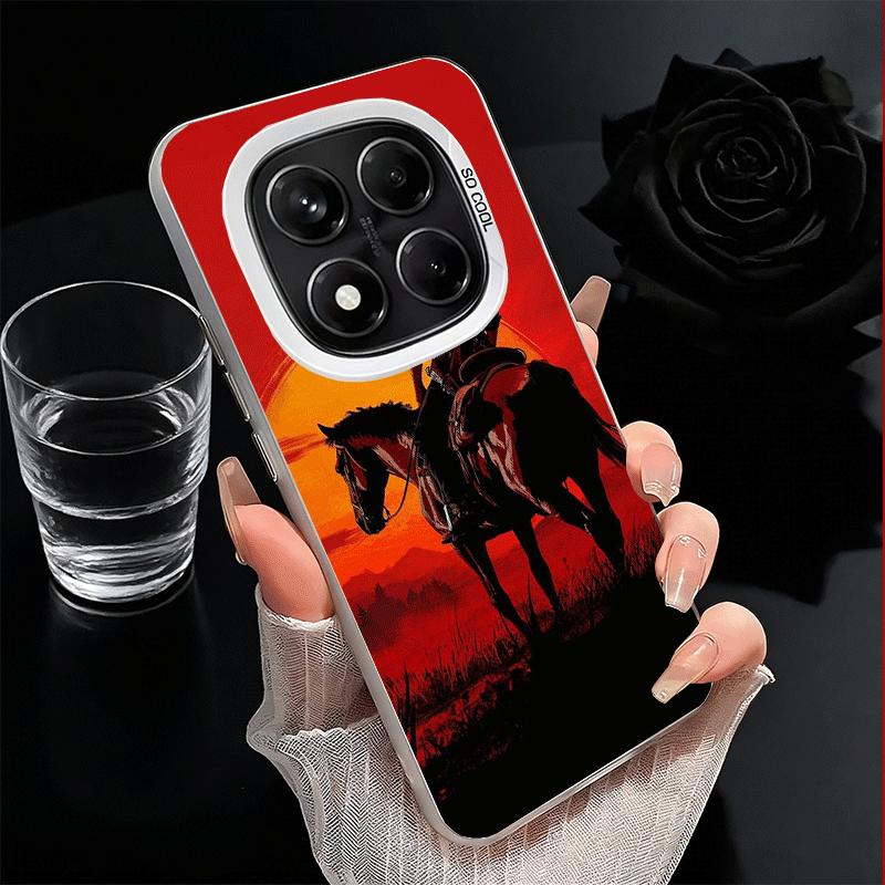 Мягкий чехол для телефона Red Dead R-Redemption для Xiaomi Redmi Note 13 14 15 Pro Plus 12S 12 11S 11 11T 10S 10 Ударопрочный задний чехол She