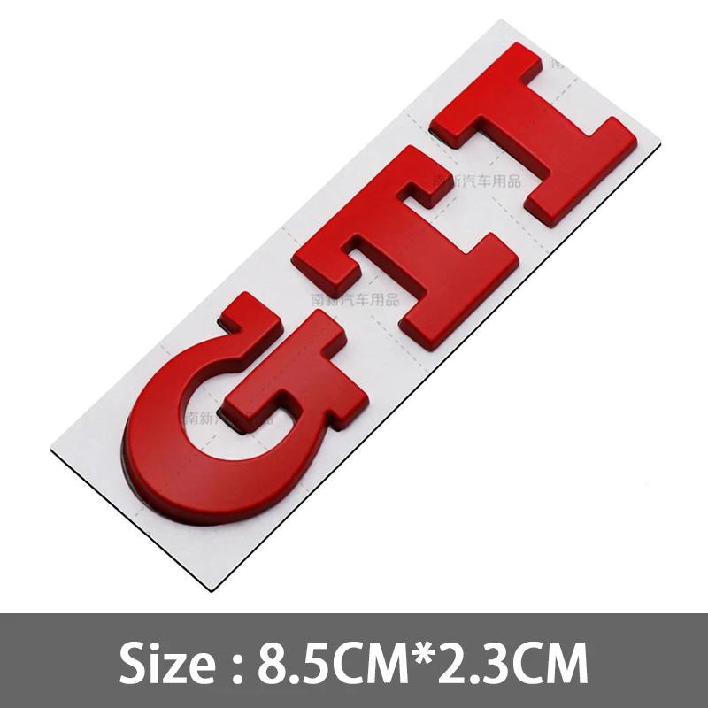 2026 Hot For Volkswagen VW 3D Metal GTI Grill Emblem Badge Rear Trunk Decal Car Sticker for Volkswagen VW Golf 5 6 7 8 MK2 MK3 M