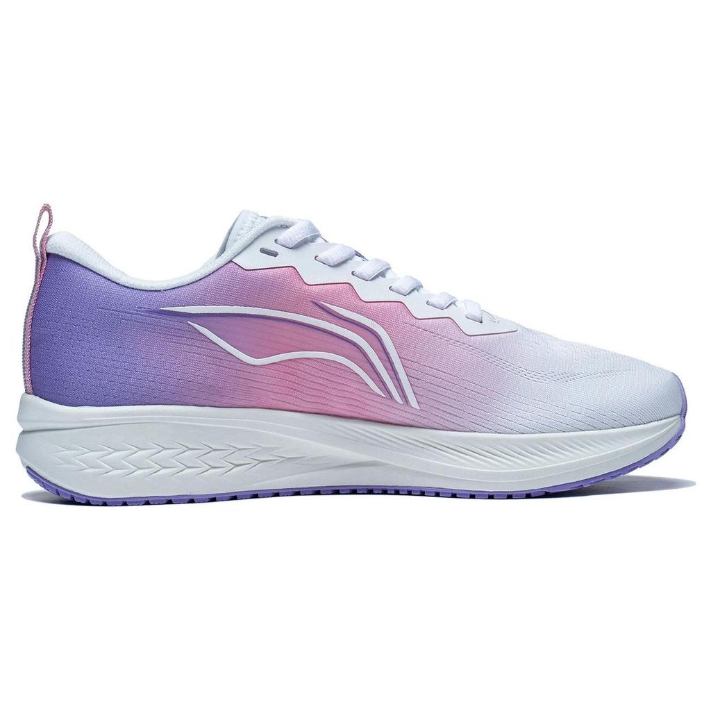 Li Ning Red Rabbit 6 Versatile Shock Absorbing Breathable Rebound Low Top Running Shoes Women Sneaker White Pink Purple ARMT016-14