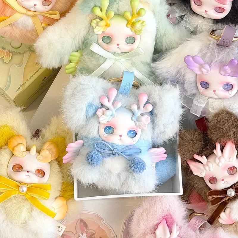 Плюшевая игрушка Loloan Dream Float In The World Series Кавайный кулон Мягкая кукла Брелок Подвеска на сумку Модная игрушка Декор для дома Подарок