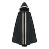 Pastoral Ribbon Edge Medieval Cloak Fantasy Hooded Cape Warrior Cloak Halloween Cloak  Adult