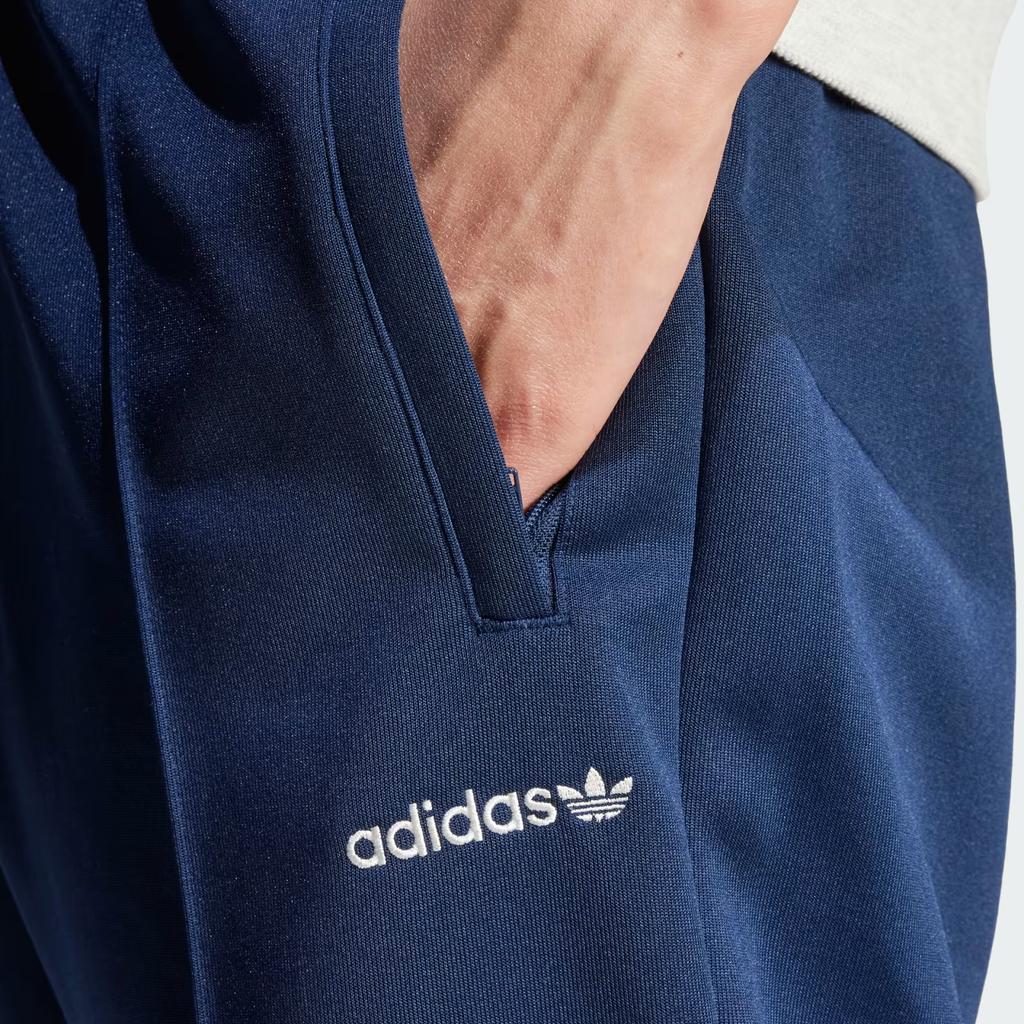 Adidas Оригинальные однотонные эластичные удобные повседневные брюки, мужские брюки, ночной цвет индиго, IW3232
