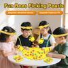 Children Bee Bean-Picking Magnetic Toys Early Education Parent-Child Interaction Multi-Person Fishing Magnetic Tabletop Game