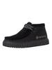 Clarks TORHILL HI GTX Wallabee Size with a Thick Sole and Black Combination Men's Boots, Black/GORE-TEX, 25.0cm, 26178271, Sole.
