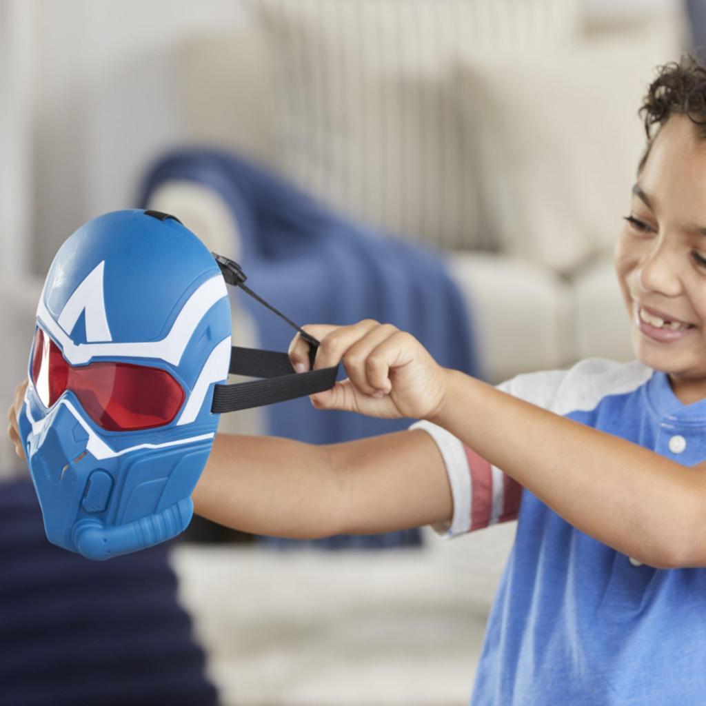 Hasbro Marvel Капитан Новый Мир Набор для ролевых игр с и Игрушка-супергерой для детей от 5 лет и Аутентичная маска Америки, Щит, Перчатка, Дети, Вверх, F9305,