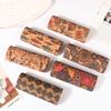 Japan Style Pressure-Resistant Antique Cork Mural Retro Glasses Case Portable Magnetic Myopia Storage Sunglassex Box For Unisex