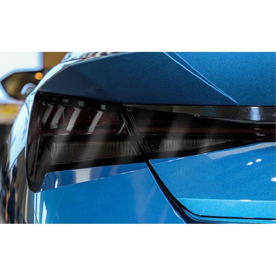 Для Hyundai Elantra 2021-2023 Черный ТПУ Наклейка на Задний Фонарь 8 ШТ. Отделка