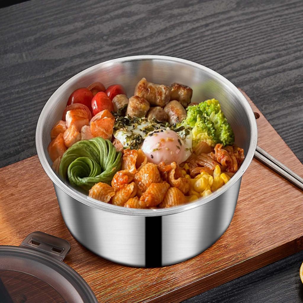 5 шт. ланч-боксов из нержавеющей стали с герметичной крышкой, контейнер для хранения продуктов для обедов, закусок и остатков еды на кухне