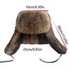 Thickened Faux Rabbit Fur Hat Winter Warm Ushanka Hat New Winter Russian Fur Hat