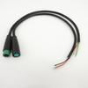 2 3 4 5 6 Pin Electric Bicycle Butt Joint Plug Connector Wiring Line Scooter Brake M8 Cable Signal Connecting Sensor 20CM