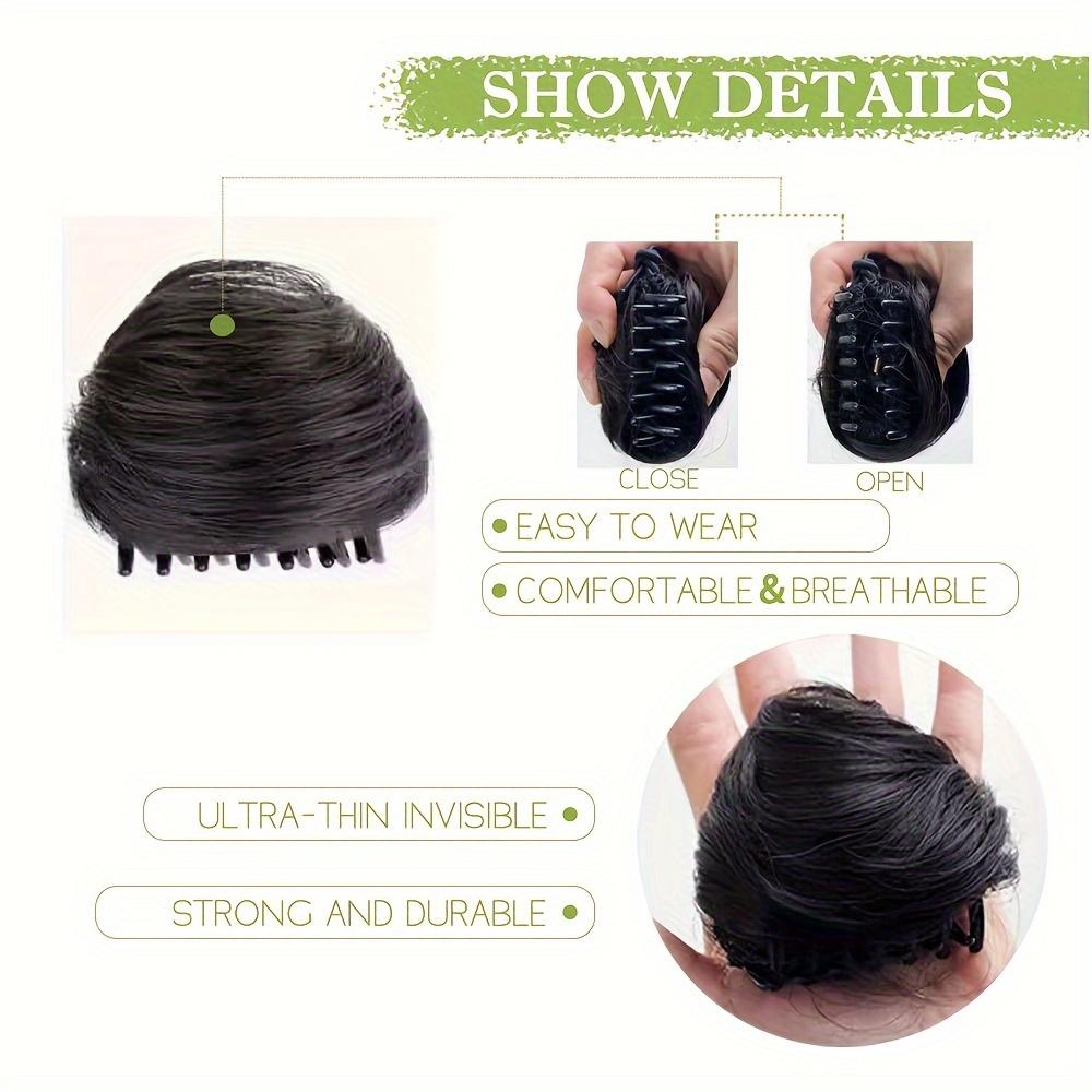 MISSQUEEN Заколки для волос в виде когтей, синтетические кошачьи ушки, шарики для волос, когти, натуральный вид, искусственные булочки для волос, шиньоны, аксессуары для волос