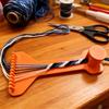 Практичная стойка для плетения веревок 3D-печать DIY, мини-инструмент для ручного плетения, пластиковая регулируемая игрушка для плетения, изготовление браслетов