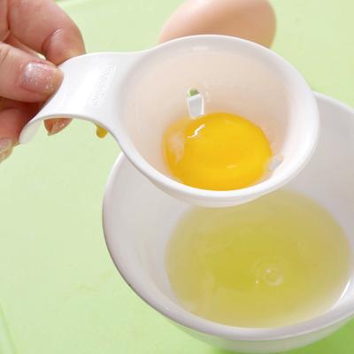 Бытовой пищевой пластиковый сепаратор для яичного белка с силиконовым зажимом по краю чаши для яичной жидкости ручной фильтр для яиц