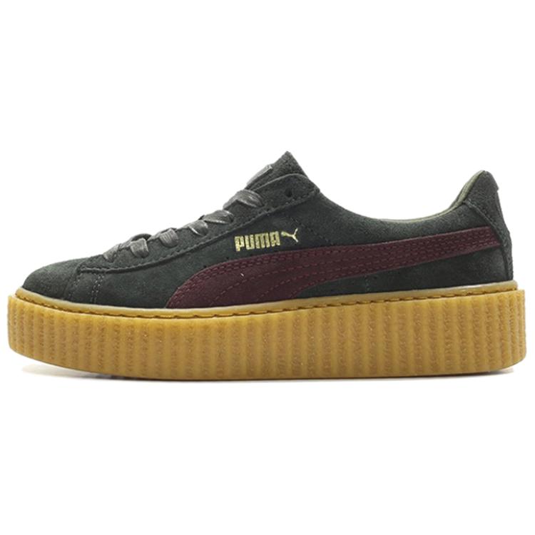 PUMA Creepers Rihanna Fenty Suede Green Womens 361005-07