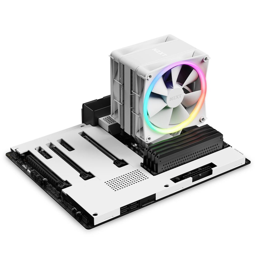Кулер для процессора NZXT с воздушным охлаждением T120 белый FN1806 RC-TN120-W1
