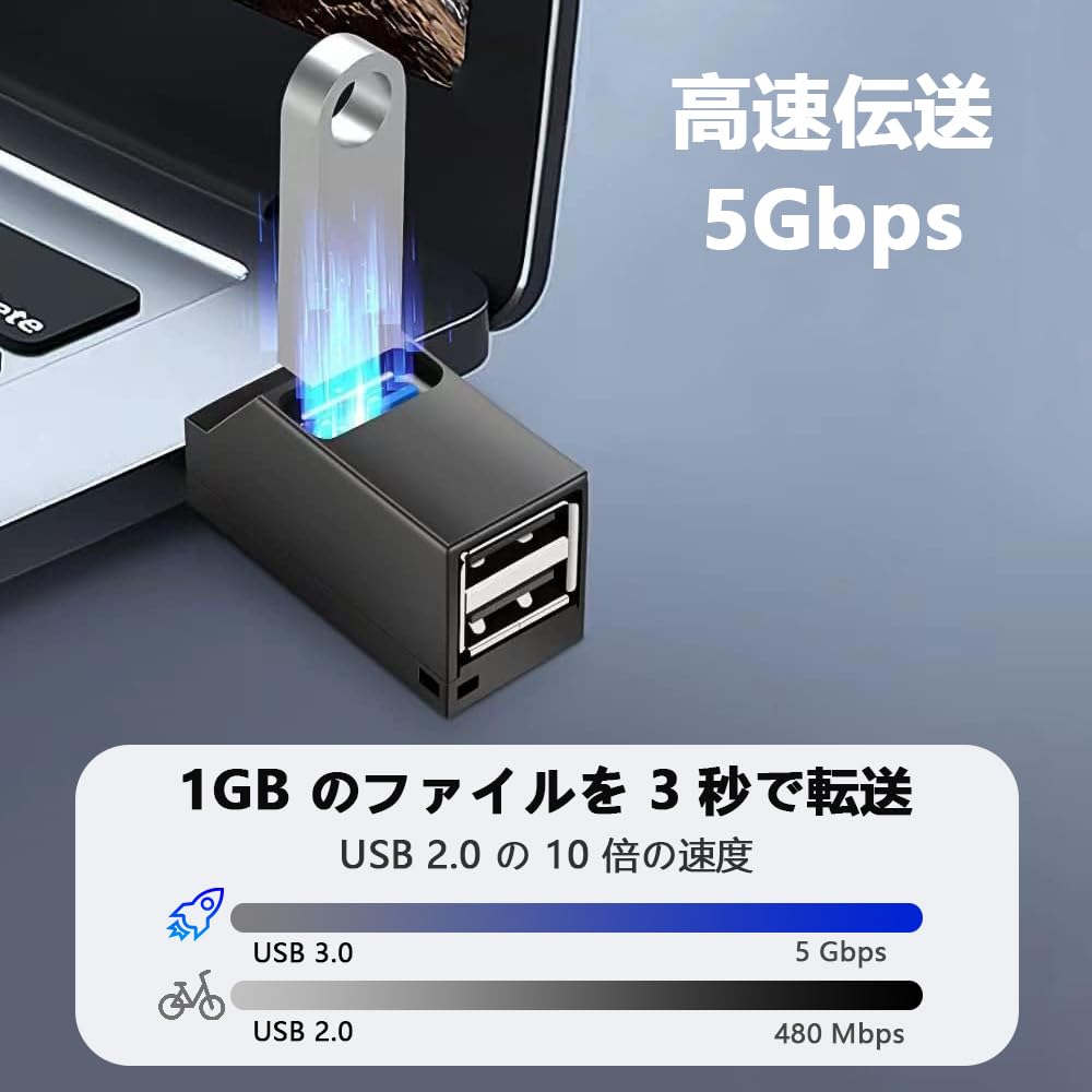 USB-концентратор Type-C, 3 порта, компактный, Type-C + USB 3.0 + USB 2.0, сверхмалый, расширение, скорость, легкий, портативный, 1 шт. (черный)