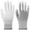 Black PU Coated Anti-Slip Palm Gloves: Wear-Resistant, Anti-Static, Labor Protection