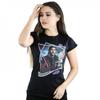 Womens/Ladies Guardians Of The Galaxy Neon Star Lord Cotton T-Shirt