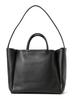 Кожаная сумка MARROW DOUBLE FACED HANDLE TOTE BLACK БЕСПЛАТНО [Raybeams] [WEB limited] Женская
